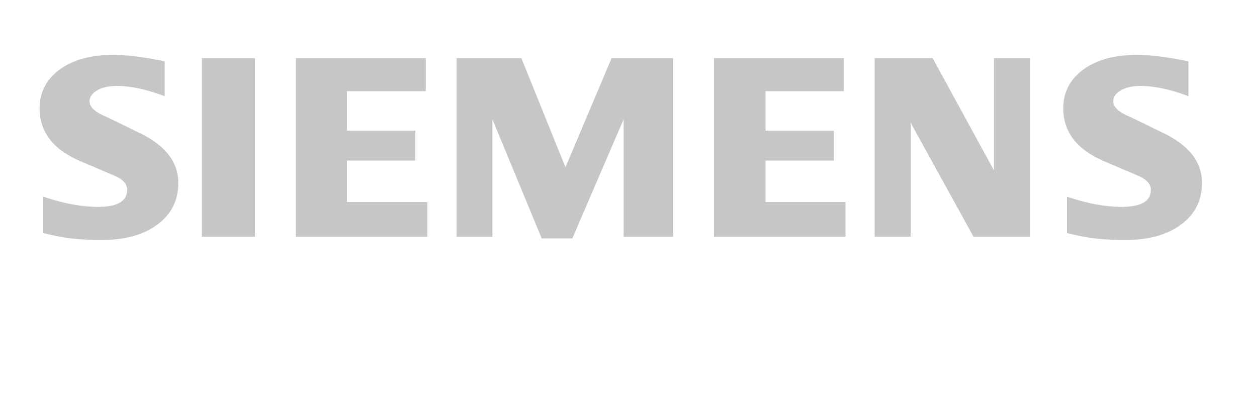 Siemens Logo schwarz weiß