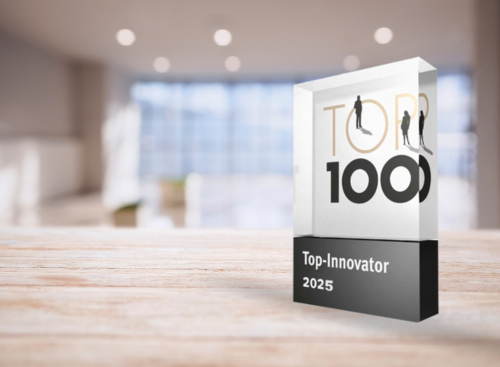 Desk with Top 100 Award 2025