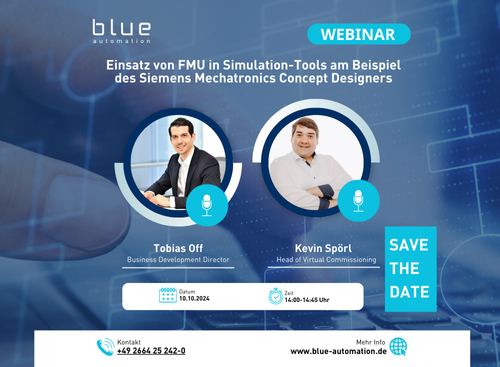 Einladung blue automation Webinar 